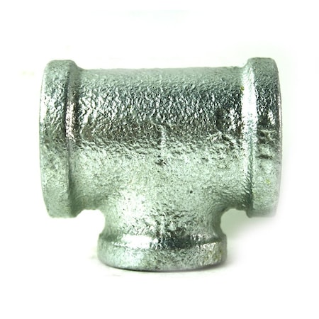 Thrifco Plumbing 1 Inch x 1 Inch x 3/4 Inch Galvanized Steel Reducer Tee 5217077